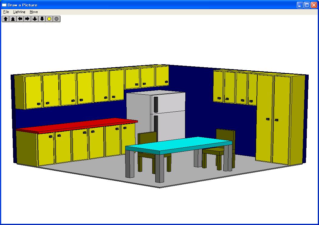 Figure 6.　kitchenのデモ