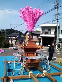 中心部の花をつける