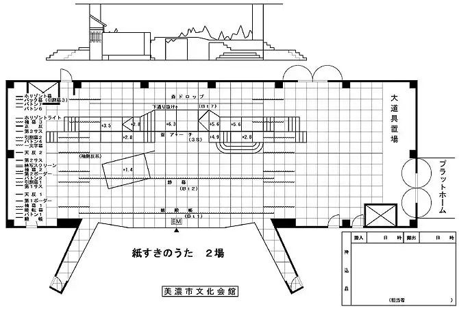 ２場舞台図面